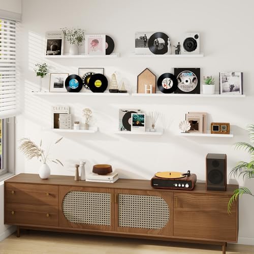 Dreamland Picture Ledge Shelf for Wall, Floating Shelves Set of 2, 55 inch Long - Image 6