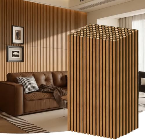 RITOLLO 8-Pack Wood Slat Wall Panels, 62 Sq Ft Coverage by Ritollo