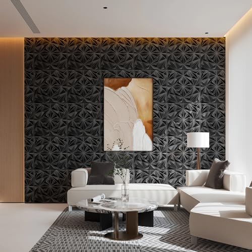 STICKGOO Black 3D Wall Panels, 33 Pack - Image 5