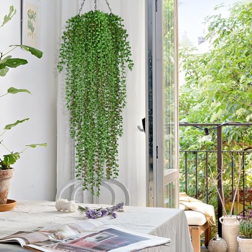 Waipfaru 8Pcs Artificial Hanging Plants - Image 6
