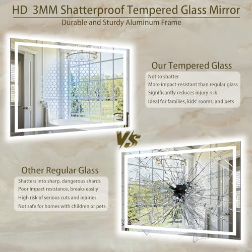 32"x48" LED Bathroom Mirror - Image 6