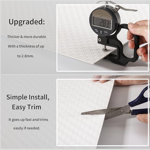 Haimin Wall Panels Peel and Stick PVC 3D Wall Panels 10 Pieces 23.6x11.8in - Image 7