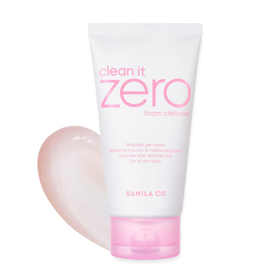 BANILA CO NEW Clean It Zero Foam Cleanser | All Skin Types | Creamy Foam Cleansing with Natural Herbs (150ml / 5.07 fl.oz)