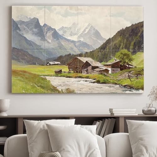 JBER Art Acoustic Panels 48" x 32", Sound Absorbing Wall Art by JBER