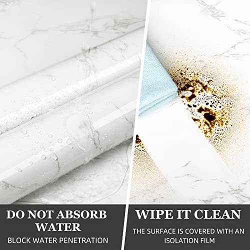 Marble Contact Paper White Peel and Stick Wallpaper - Image 5