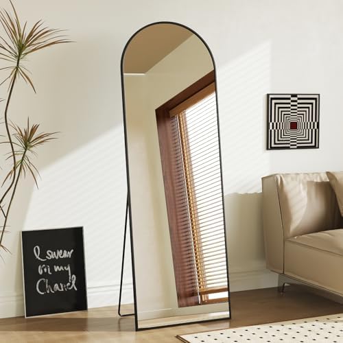 Sweetcrispy 58"x19" Arched Full Length Mirror, Full Body Mirror by Sweetcrispy