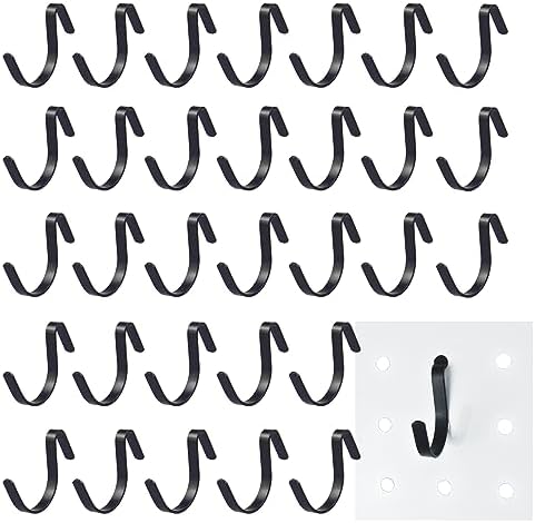 G.CORE Black Pegboard J Hooks Accessories by GCORE