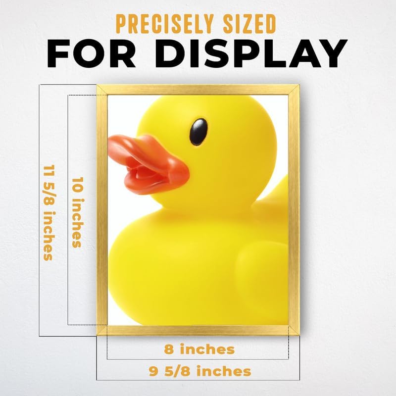 InkFlow Posters Yellow Rubber Duck Canvas Poster - Image 3