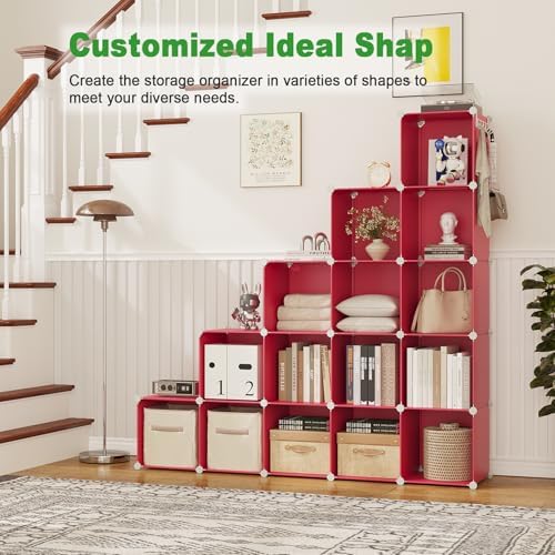 C&AHOME 16 Cube Storage Organizer Cube Shelves Units Storage Cubes - Image 6