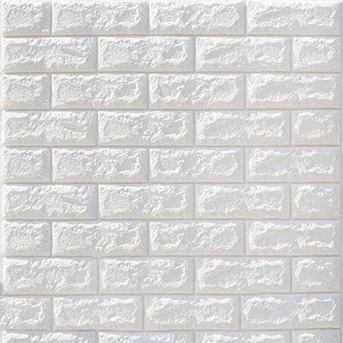 3D Self Adhesive Foam Wall Panels, 10 Tiles Cover 57 sq feet, Peel and Stick by Cozylkx