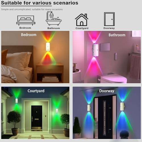Rechargeable Motion Sensor Light, Magnetic Battery Operated Wall Sconces - Image 5