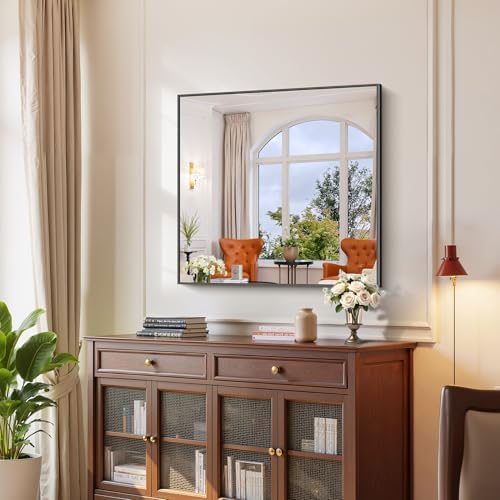 YIROMAN Bathroom Mirror 36"x36", Square Vanity Mirror - Image 6