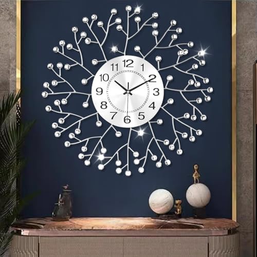 FILLOVE 19.7 Inch Large Decorative Wall Clock - Image 4
