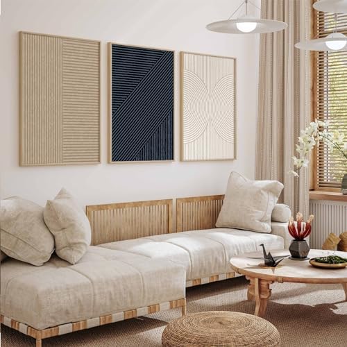 Modern Abstract Pictures Wall Art Boho Neutral Canvas Wall Art Minimalist Wall - Image 5