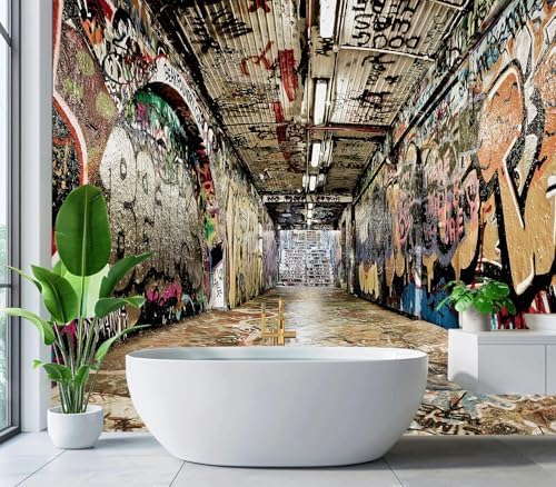 Urban Graffiti Tunnel Street Art Wallpaper Peel Stick - Image 4