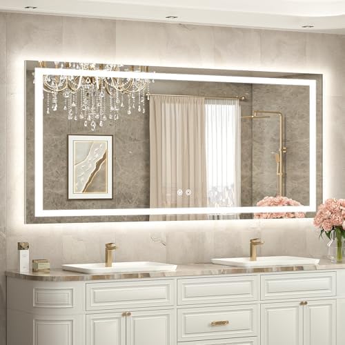 TETOTE 60 x 30 LED Lighted Bathroom Mirror by TETOTE