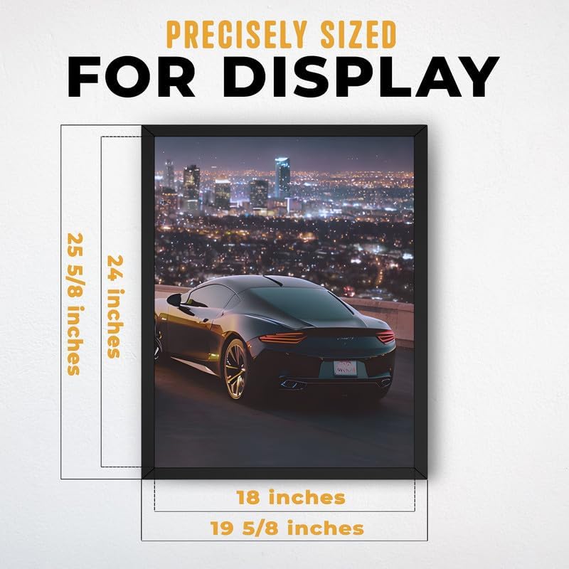 InkFlow Posters Luxury Sports Car Canvas Poster - Image 3