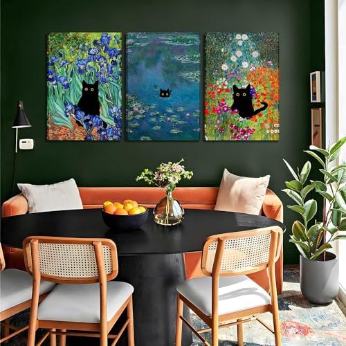 MUWAK Monet Wall Art Set of 3 - Image 4