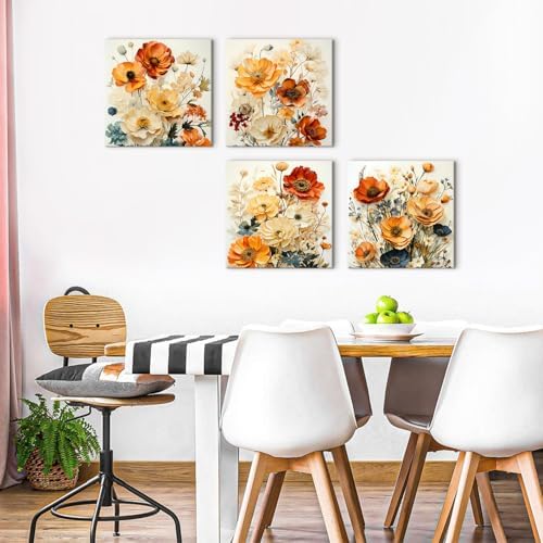 Colorful Flower Wall Art Wildflower Pictures - Image 3