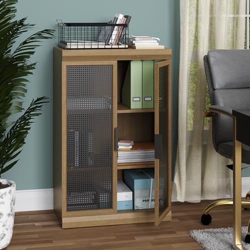 ClosetMaid Mosaics 3 Shelf & Door Storage Cabinet, Customizable Closet System - Image 2