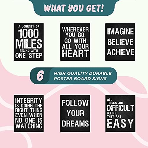 L&O Goods Motivational Wall Decor – Set of 6 | Inspirational 8×10 Glossy Poster - Image 5