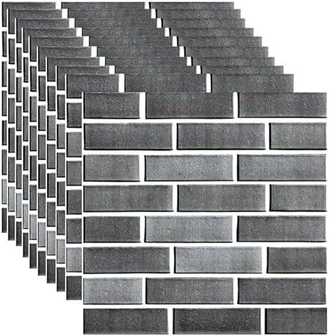 3D Wall Panels Peel and Stick 10 PCS PVC Brick Stone Wallpaper by 3DWallPanelsPeelandStickforInteriorDecoration