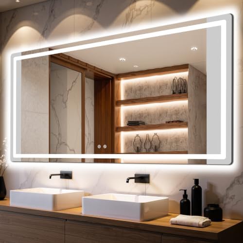 Delma 36x72 LED Bathroom Vanity Mirror by Delma