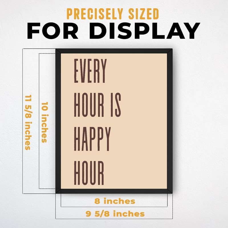 InkFlow Posters Every Hour Happy Hour Canvas Poster - Image 3