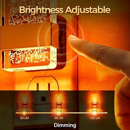 DORESshop LED Night Lights Plug into Wall, 0-100LM Dimmable Nightlight - Image 2