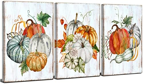 Pumpkin Decor Wall Art Halloween Themed Canvas Wall Decor by YOOOAHU