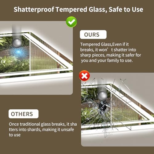 30"x40" LED Bathroom Mirror - Image 6