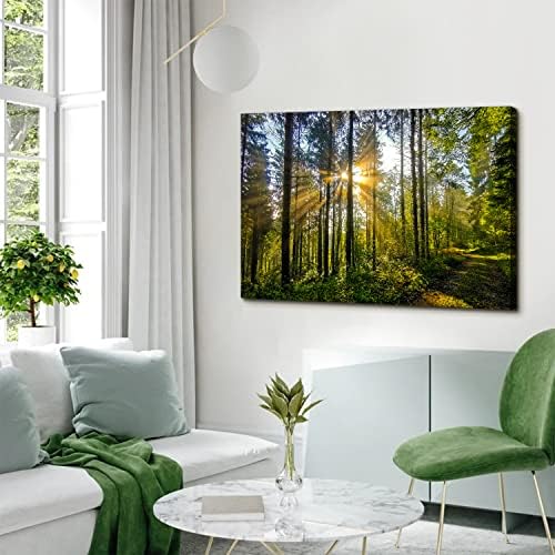 Large Forest Landscape Wall Art - Image 3