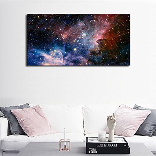 arteWOODS Canvas Wall Art Galaxy Nebula Starry Cosmic Painting Pictures - Image 4