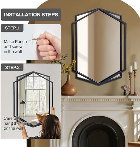 LuxenHome 31.8"X22" Wall Mirror - Image 7