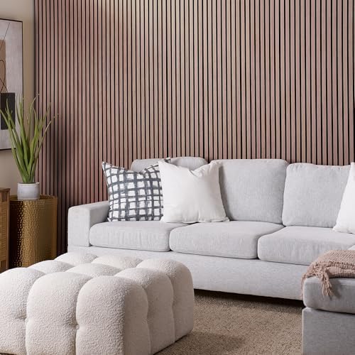 ZETY HOME Acoustic Wood Wall Panels, Slat 4-Pack, 94.5 in - Image 3