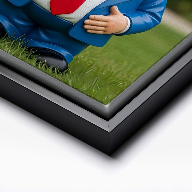 InkFlow Posters Garden Gnome Figurine Canvas Poster - Image 2