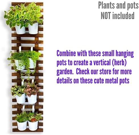 ShopLaLa Wooden Wall Planter Wood Hanging Planters - Image 3