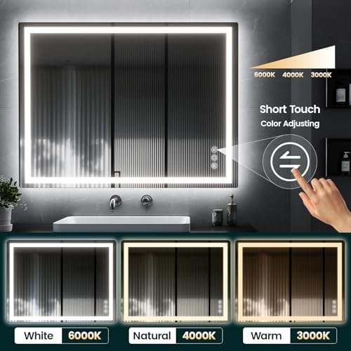 Memobarco 30"x 40" LED Mirror for Bathroom - Image 4