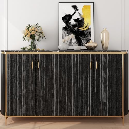 FunStick 24"x200" Modern Black Textured Wallpaper Peel and Stick Grasscloth - Image 4