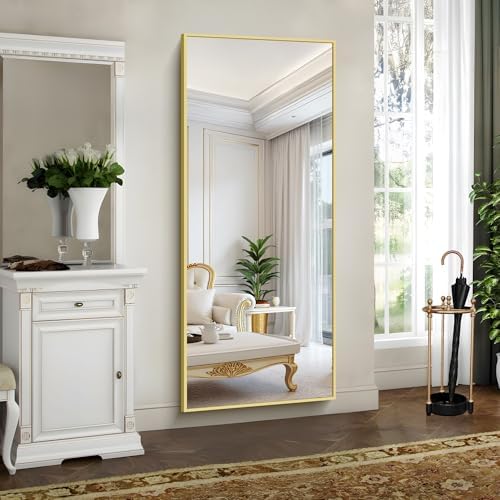 YIROMAN Bathroom Mirror 72"x30", Large Brushed Gold Bathroom Mirror - Image 3