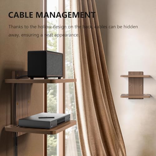 WALI 2 Tier Floating TV Wall Shelf - Image 4
