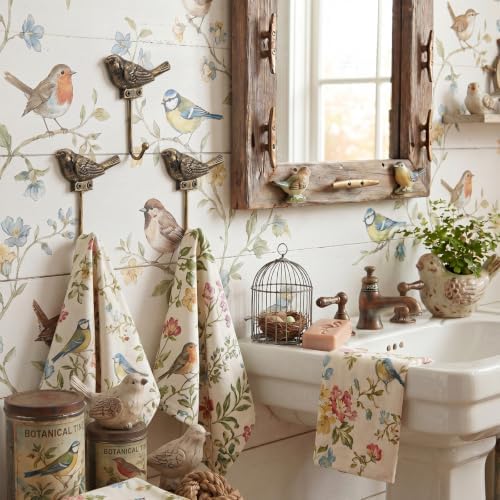 Hicarer 3 Pcs Cast Iron Bird Antique Gold Wall Hooks - Image 6