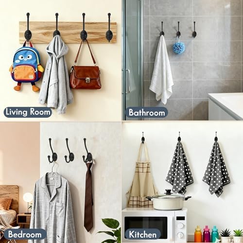 CBWLWJ 8 Pack Heavy Duty Wall Hooks - Image 3