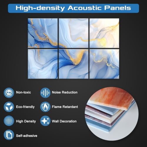 Decorative Acoustic Panels 6 Pack - Image 6