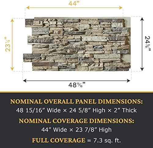 AZ Faux High-Density Polyurethane Faux Stone Wall Covering Panels - Image 3
