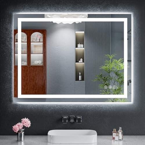 40"x30" LED Bathroom Mirror by MYSUNORIA