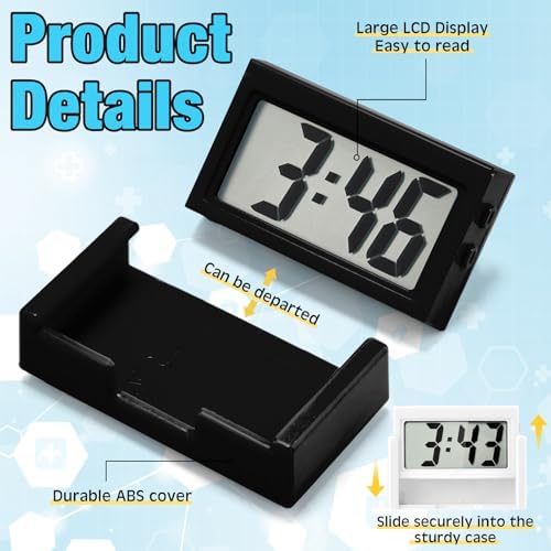 Frienda 36 Pieces Mini Small Digital Clock Stick On - Image 3
