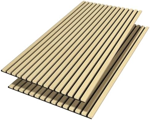 Luxdecor Acoustic Wood Slat Wall Panels by Luxdecor