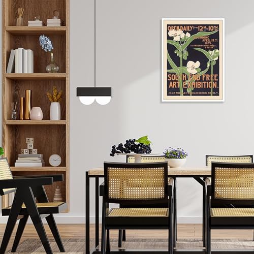 vintage South End Free Art Exhibition posters Minimalism Room Aesthetics canvas - Image 2