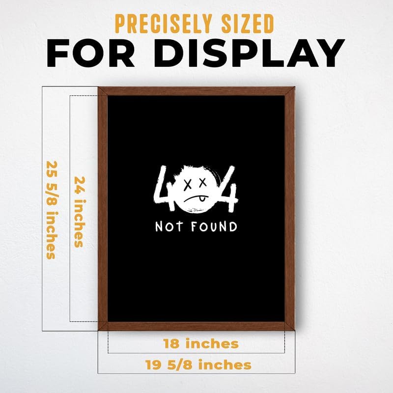 InkFlow Posters Not Found Canvas Poster - Image 3